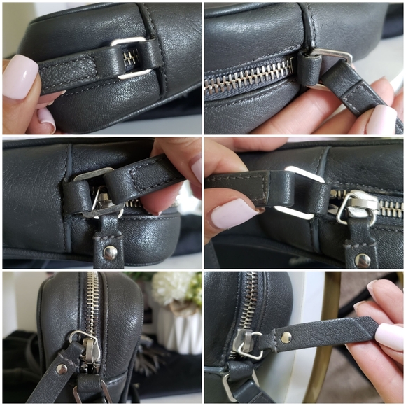 *SOLD*Authentic Pre-owned Saint Laurent Lambskin Monogram Small Lou Camera Bag - Picture 8 of 16